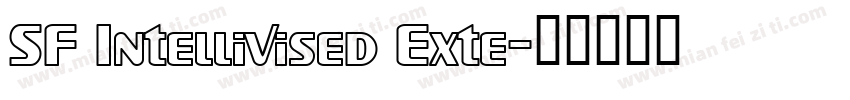 SF Intellivised Exte字体转换